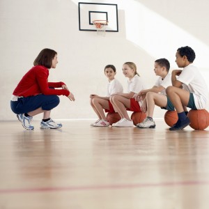 School Children in Physical Education Class
